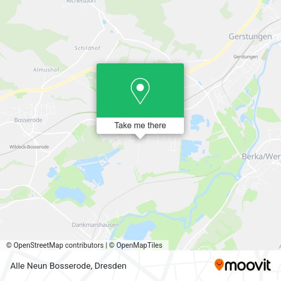 Карта Alle Neun Bosserode
