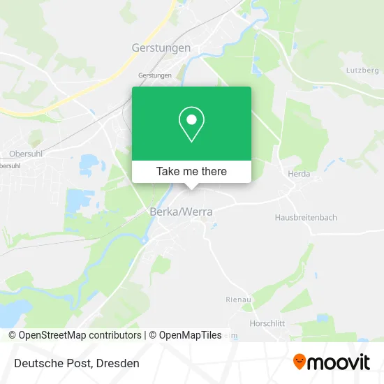 Карта Deutsche Post