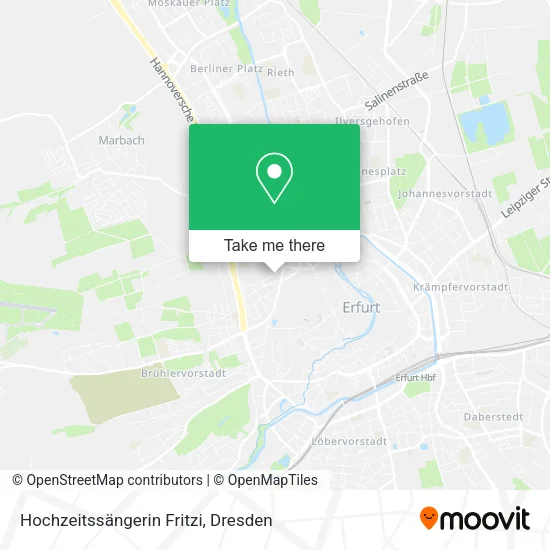 Карта Hochzeitssängerin Fritzi