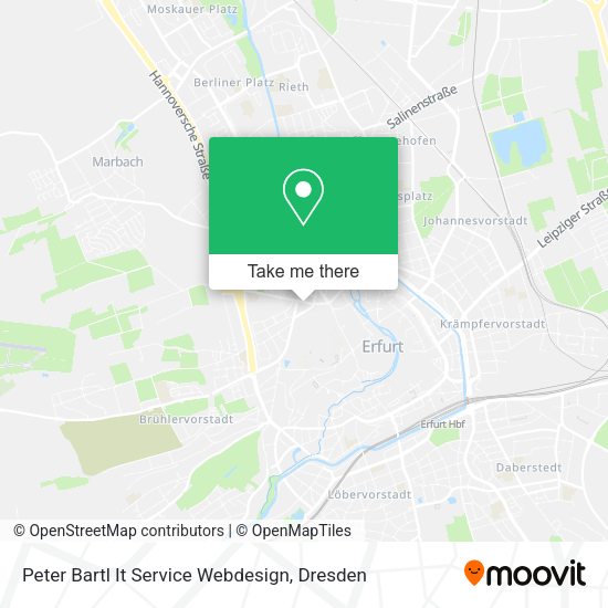Карта Peter Bartl It Service Webdesign
