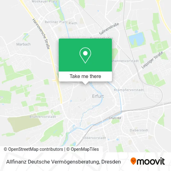 Карта Allfinanz Deutsche Vermögensberatung