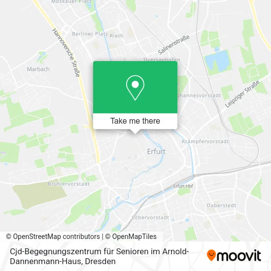 Карта Cjd-Begegnungszentrum für Senioren im Arnold-Dannenmann-Haus