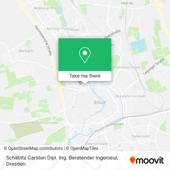 Карта Schäbitz Carsten Dipl. Ing. Beratender Ingenieur