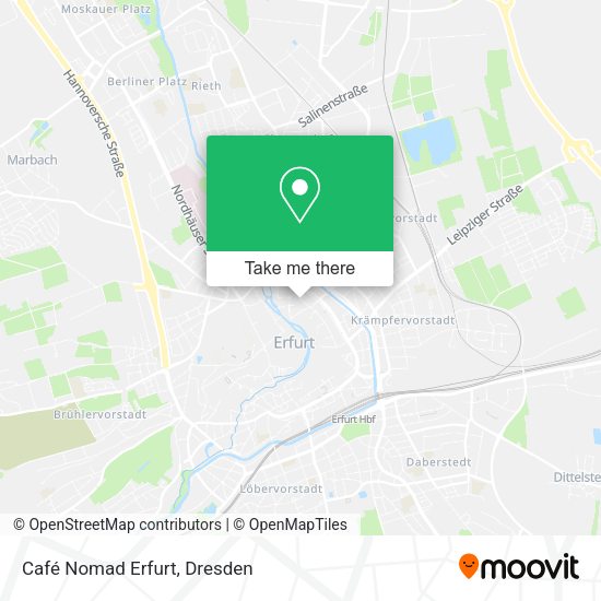 Карта Café Nomad Erfurt