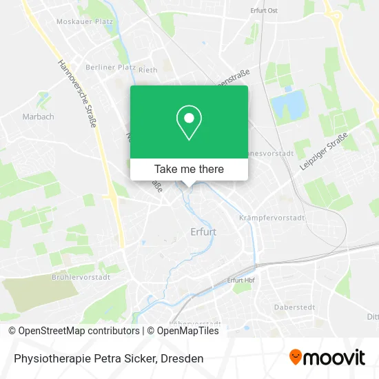 Карта Physiotherapie Petra Sicker