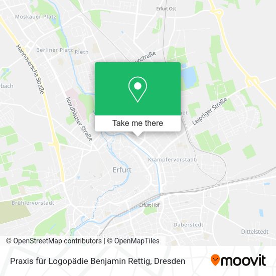 Карта Praxis für Logopädie Benjamin Rettig