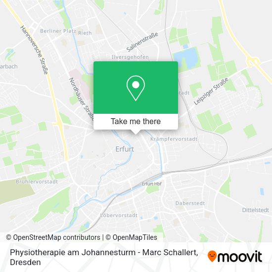 Карта Physiotherapie am Johannesturm - Marc Schallert