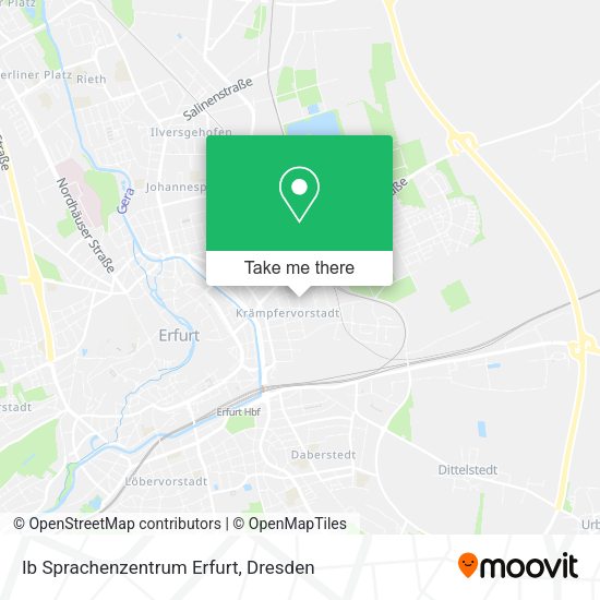 Карта Ib Sprachenzentrum Erfurt