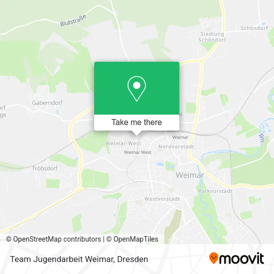 Карта Team Jugendarbeit Weimar
