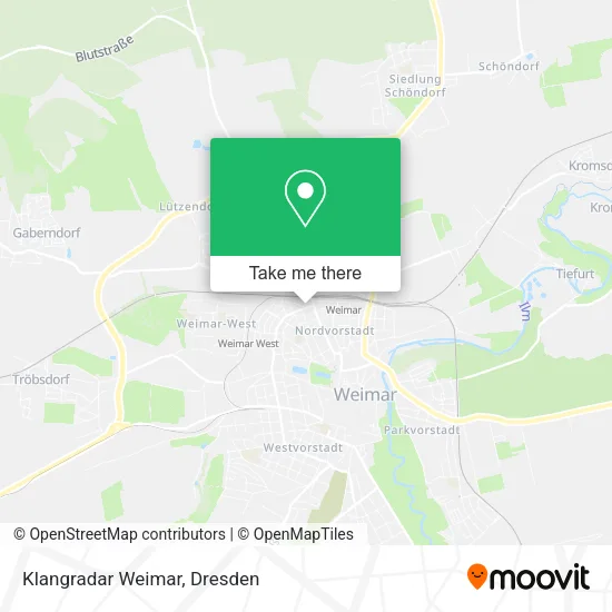 Карта Klangradar Weimar
