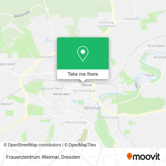 Карта Frauenzentrum Weimar