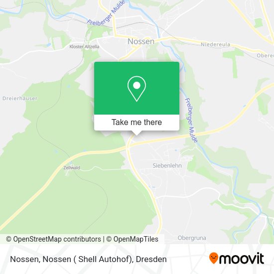Карта Nossen, Nossen ( Shell Autohof)