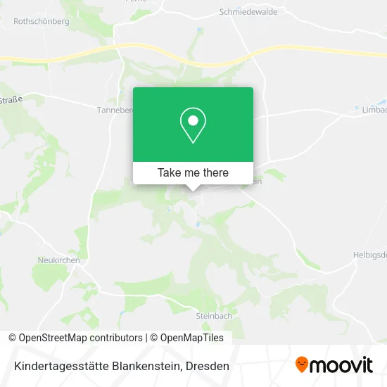 Карта Kindertagesstätte Blankenstein