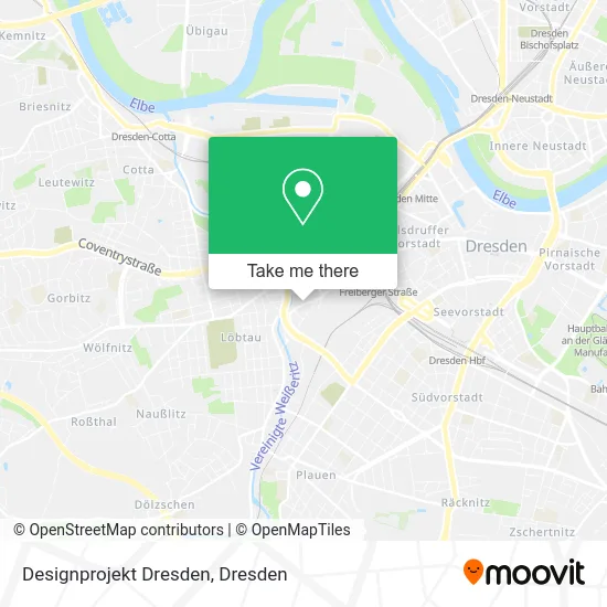 Карта Designprojekt Dresden