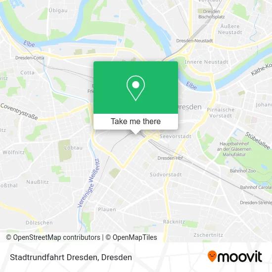 Карта Stadtrundfahrt Dresden