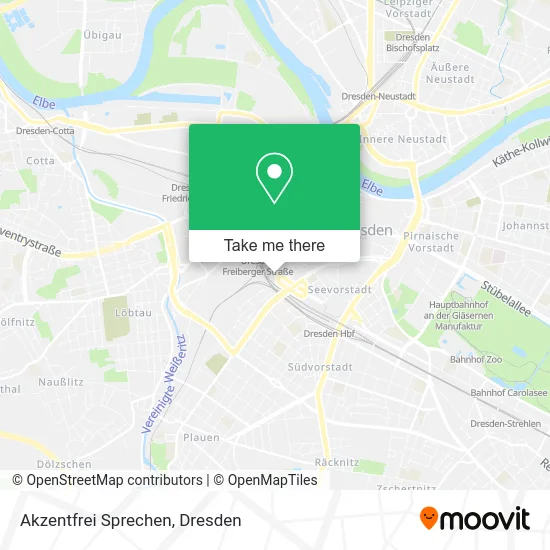 Карта Akzentfrei Sprechen