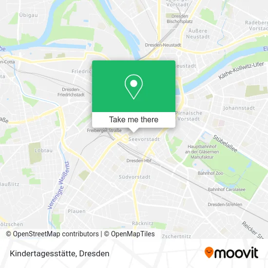 Карта Kindertagesstätte