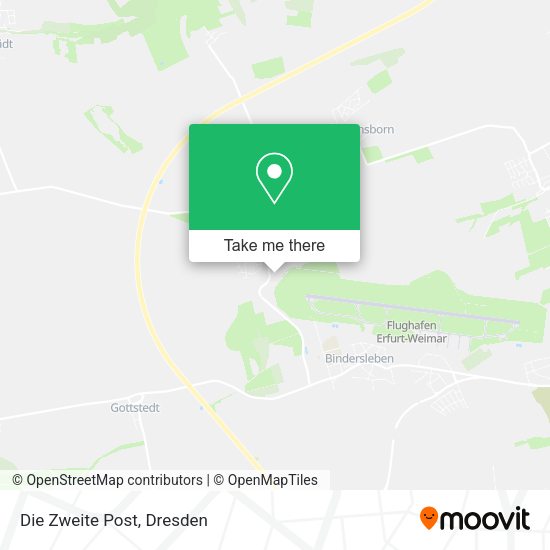 Карта Die Zweite Post