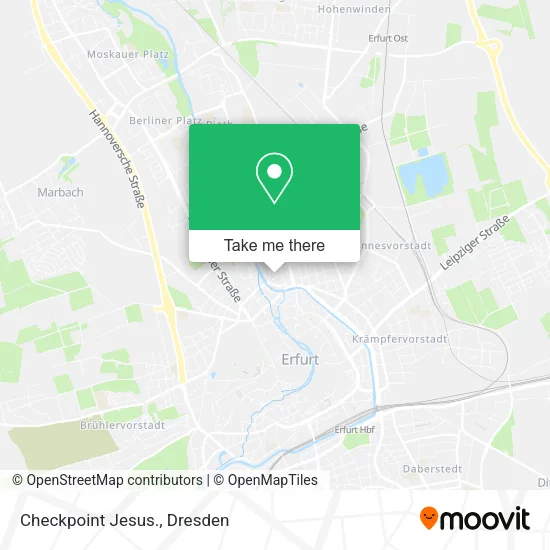 Карта Checkpoint Jesus.