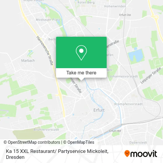 Карта Ka 15 XXL Restaurant/ Partyservice Mickoleit