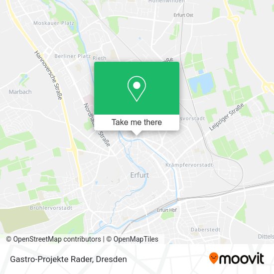 Gastro-Projekte Rader map