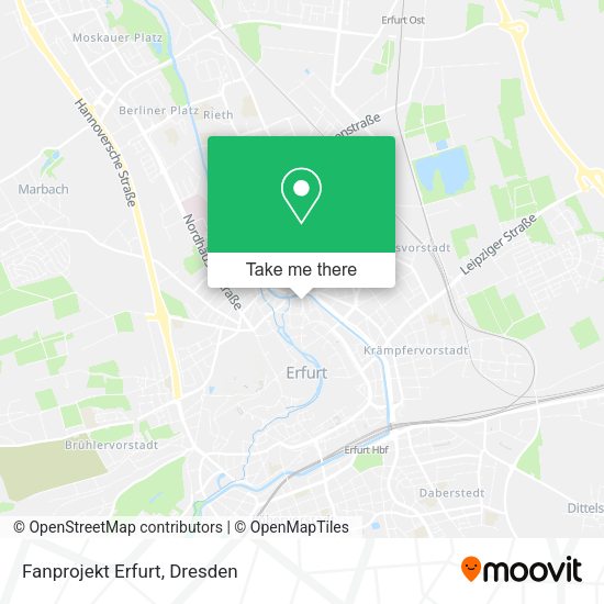 Карта Fanprojekt Erfurt