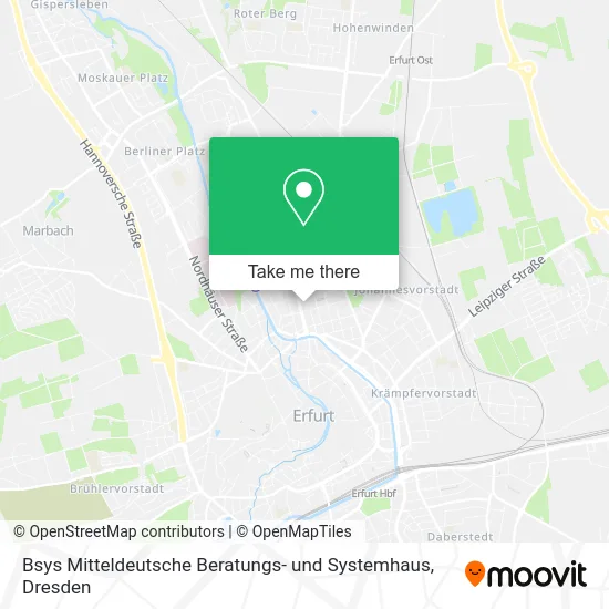 Карта Bsys Mitteldeutsche Beratungs- und Systemhaus