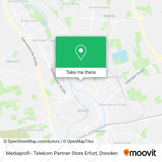 Карта Mediaprofi - Telekom Partner Store Erfurt