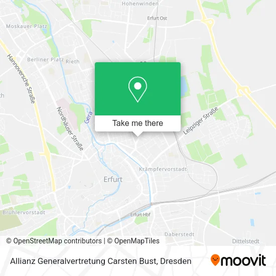 Карта Allianz Generalvertretung Carsten Bust