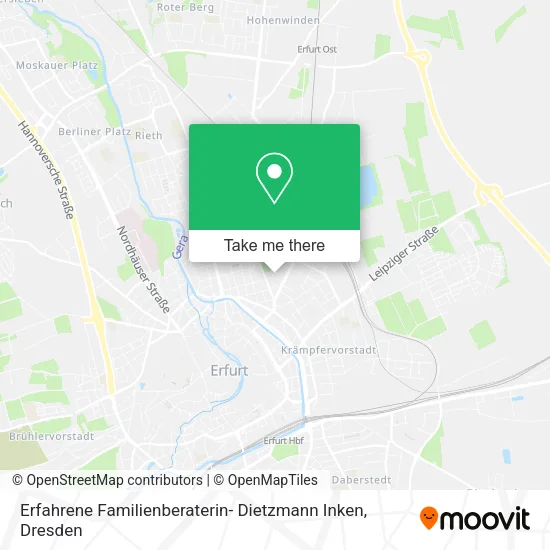 Карта Erfahrene Familienberaterin- Dietzmann Inken