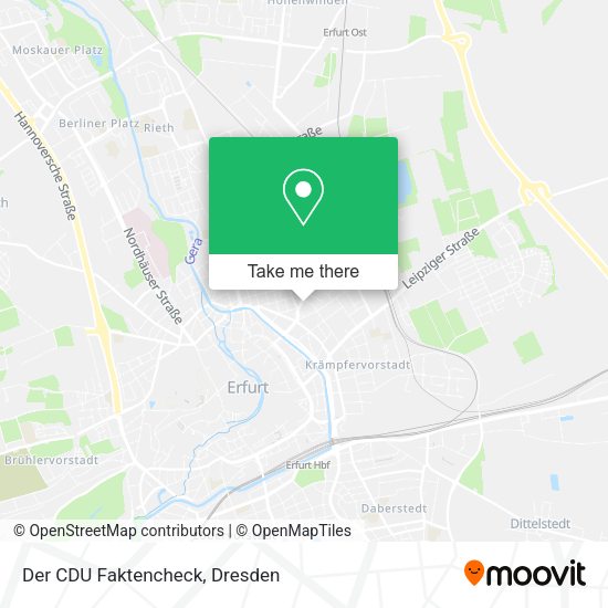 Карта Der CDU Faktencheck