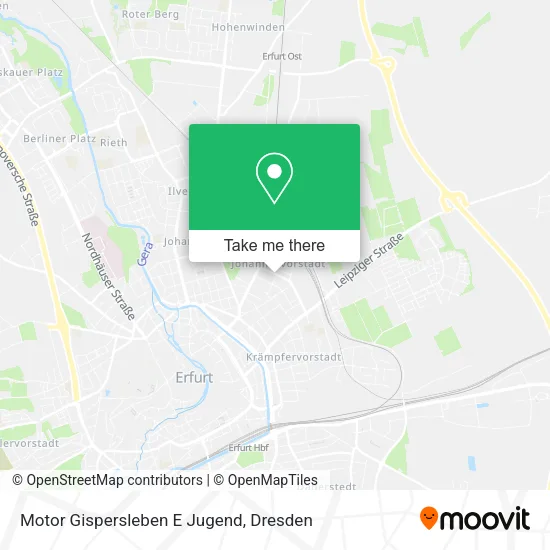 Карта Motor Gispersleben E Jugend