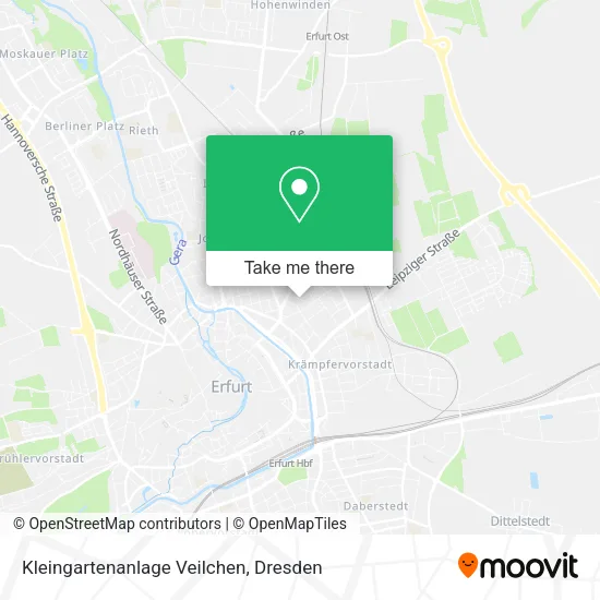 Карта Kleingartenanlage Veilchen
