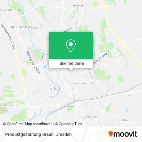 Карта Produktgestaltung Braun