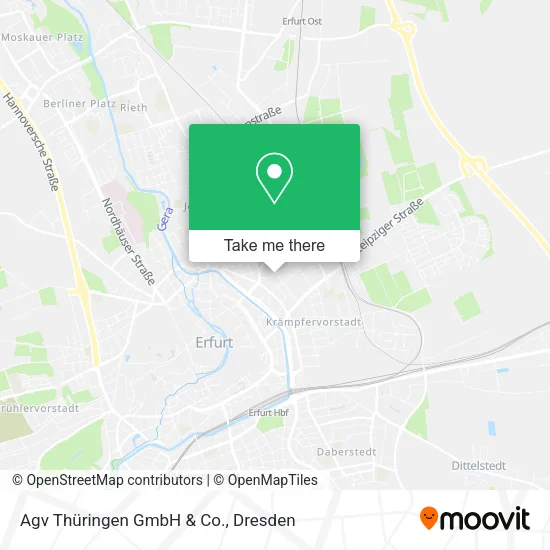 Agv Thüringen GmbH & Co. map