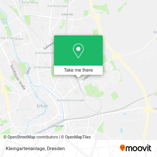 Карта Kleingartenanlage