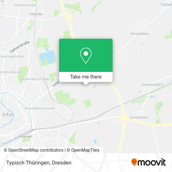 Карта Typisch Thüringen
