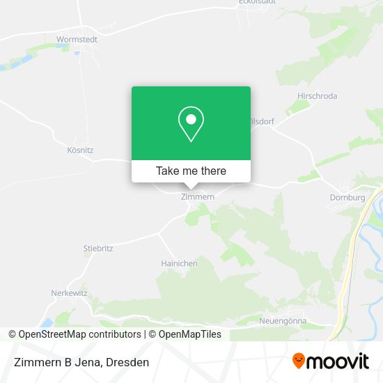 Карта Zimmern B Jena