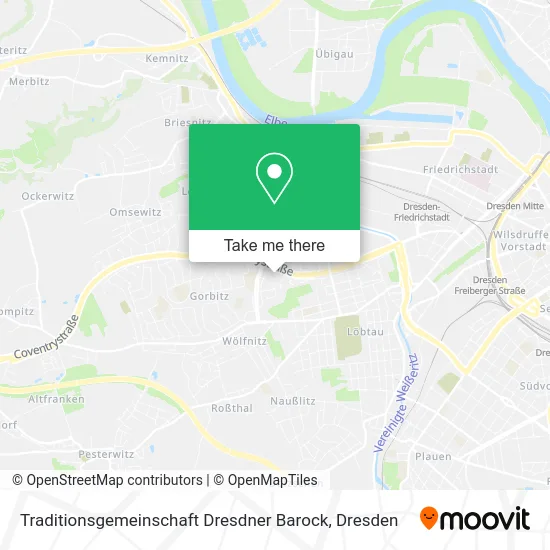 Карта Traditionsgemeinschaft Dresdner Barock
