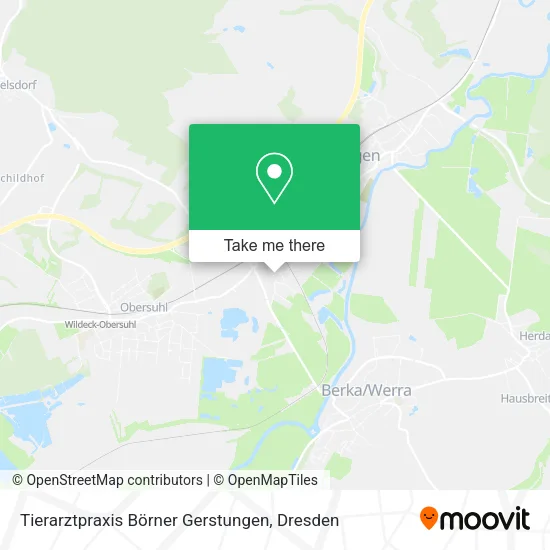 Карта Tierarztpraxis Börner Gerstungen