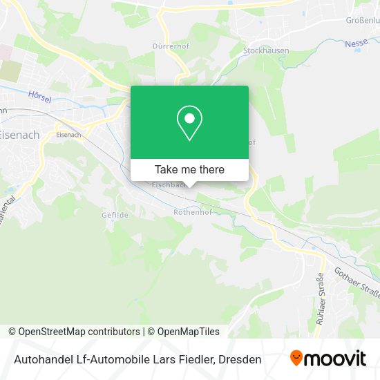 Карта Autohandel Lf-Automobile Lars Fiedler