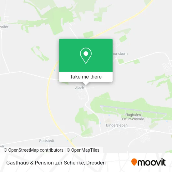 Карта Gasthaus & Pension zur Schenke