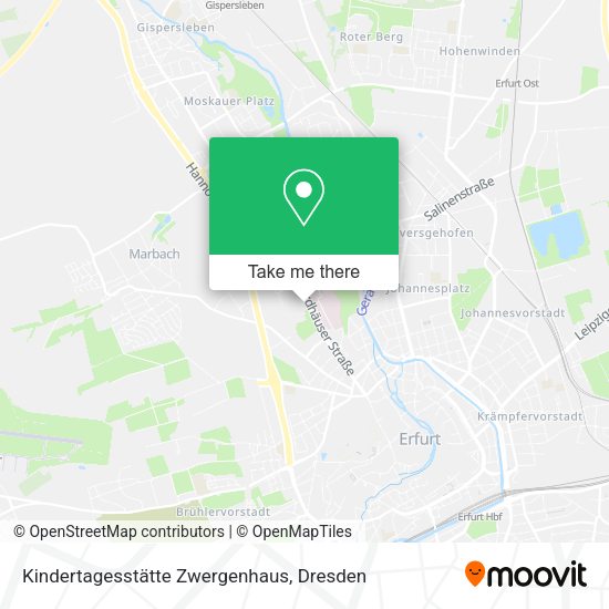 Карта Kindertagesstätte Zwergenhaus