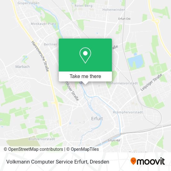Карта Volkmann Computer Service Erfurt