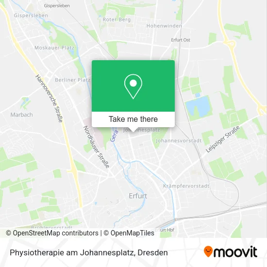 Карта Physiotherapie am Johannesplatz