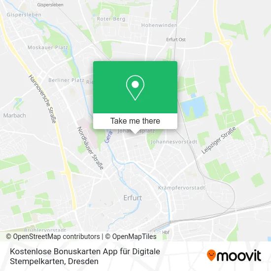 Карта Kostenlose Bonuskarten App für Digitale Stempelkarten