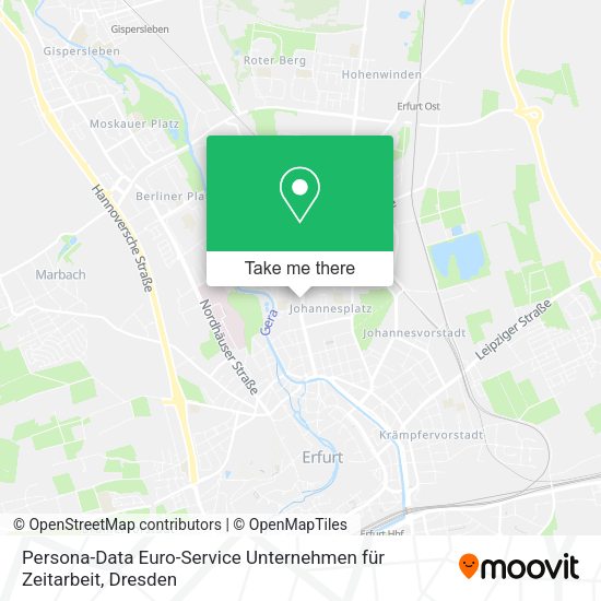 Карта Persona-Data Euro-Service Unternehmen für Zeitarbeit