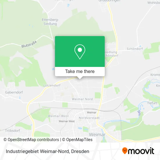 Карта Industriegebiet Weimar-Nord