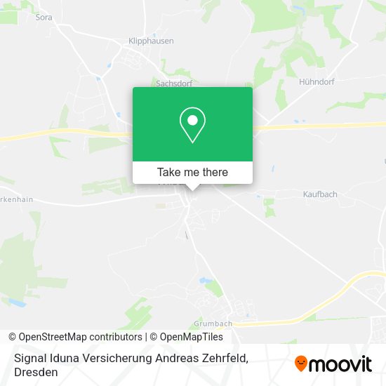Карта Signal Iduna Versicherung Andreas Zehrfeld