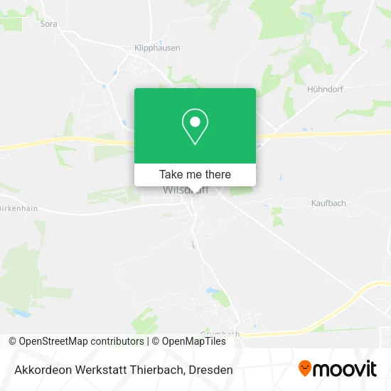 Akkordeon Werkstatt Thierbach map